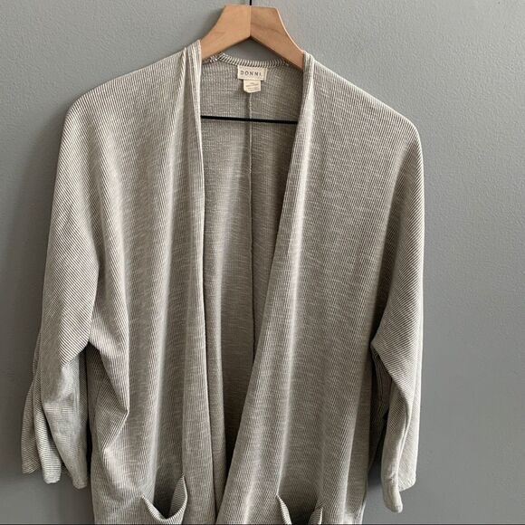 DONNI. Ribbed Sweater Coat, One Size Fits All - Picture 7 of 8